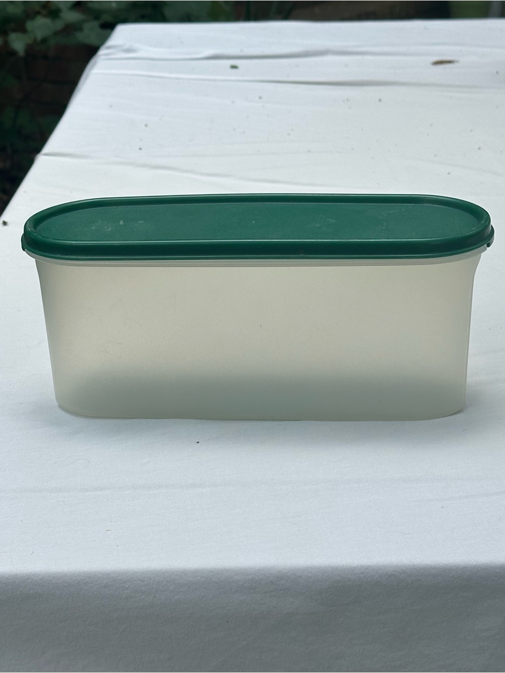 Vintage Modular Mates Storage Container W/Green Lid